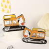 2D Cartoon Construction Vehicle Ziplock  GIft Bags
