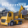 Remote Control (RC) Excavator Truck – Construction Engineering Toy