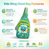 Sling It & Go! Vibrant Sling/Chest Shoulder Bag