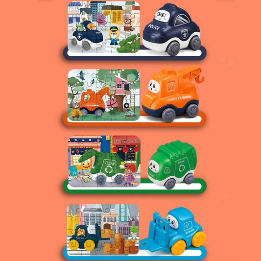 Baby Truck & Car Toy with Puzzle