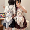 Realistic Ragdoll Cat Plush Backpack