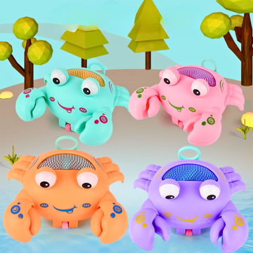 Pull String Glowing Walking Crab Toy