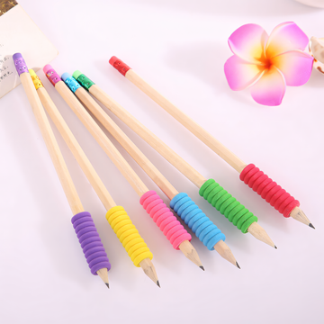 Grip & Go! Wooden Pencils with Eraser 🖍️ (Set of 6)