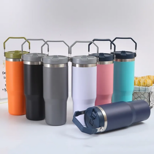 900ml Durable Stainless Steel Large Capacity Tumbler