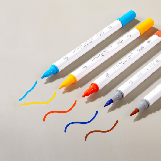 48 Colors Premium Art Markers - Double-Headed, Water-Based Paint