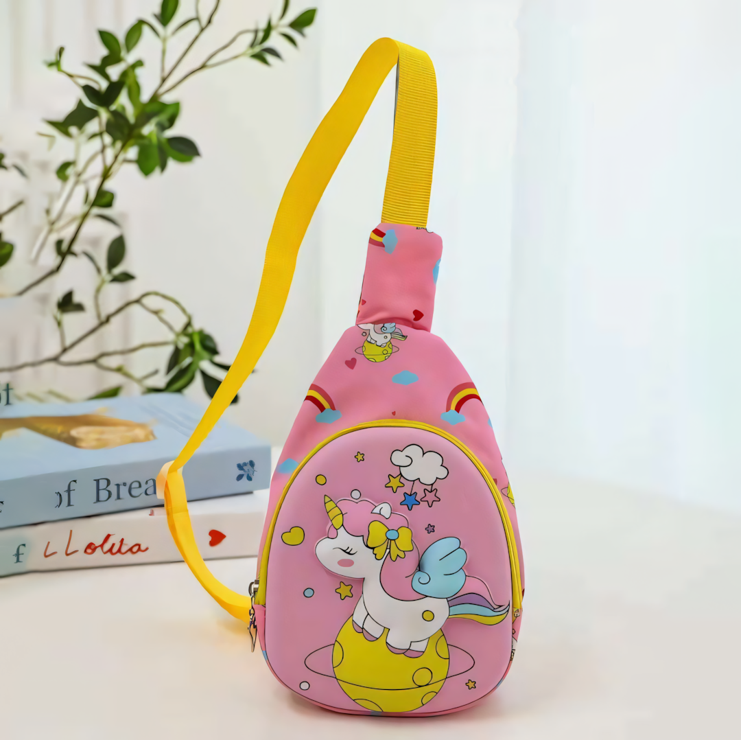 Side Bag Sling Bags For Kids Girls SkyShopy Cartoon Print Sling