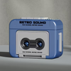 Vintage Style | Mini Retro Cassette Tape Recorder Keychain