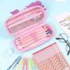 Colorful 3D EVA Unicorn Pencil Case – Tough & Travel-Friendly