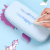 Colorful 3D EVA Unicorn Pencil Case – Tough & Travel-Friendly