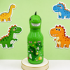 3D Animal Head Kids Plastic Water Bottle | 500ml Lightweight Sipper School Bottle