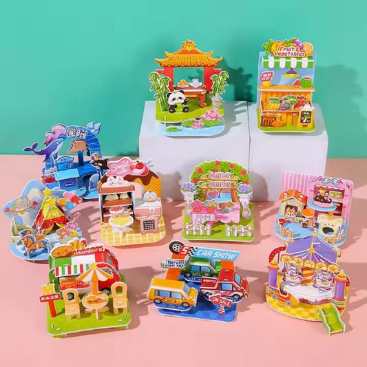 3D DIY Educational Puzzle Kit | Creative Model Building for Kids