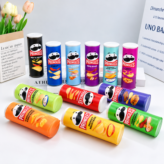 Pringles Potato Chips Can Squishy Toy – Slow Rise Sensory Stress Relief Toy