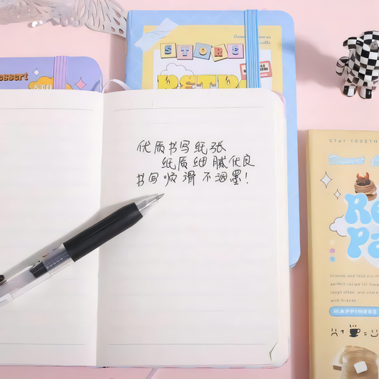 Aesthetic Kawaii Hardcover Notebook Diary