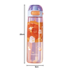 Flip-top Water Bottle with Safety Lock - 620ml