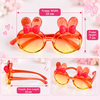 Cute Bunny Ear Bowknot Party Sunglasses | Gradient Eyewear for Kids