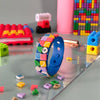 DIY Dots Blocks Silicone Wrist Band