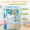 3-Layer Expanding Organizer with Zipper Pocket & Reinforced Handle