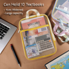 3-Layer Expanding Organizer with Zipper Pocket & Reinforced Handle