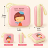 Cute Little Amélie Square Coin Pouch