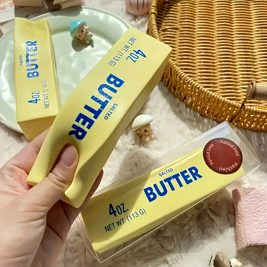 4oz Salted Butter Stick Slow-Rise Squishy Toy