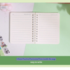 Cute Panda Backyard Mini Spiral Diary with Index Tabs