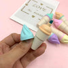 Cone Ice Cream Highlighters – 6 Color Fun
