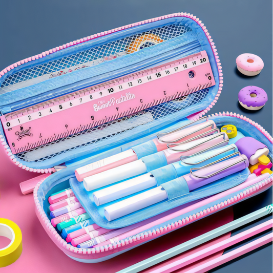 3D EVA Embossed Cute Cartoon Tiger Pencil Case
