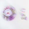 Cute Pastel Paper Clips, Binder Clips & Push Pins Set
