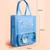 Kawaii Tuition Tote Bag with Transparent Stationery Pocket