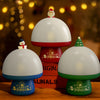 Kids USB rechargeable rotatable Christmas night light with festive characters