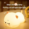 Snoring Cat Soft Silicone Night Light