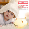 Snoring Cat Soft Silicone Night Light