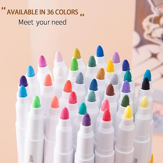 36-Color Premium Acrylic Paint Marker Set - Versatile | Creative