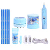 3-in-1 Electric Stationery Set – Sharpener, Eraser & Vacuum with 6 Pencil