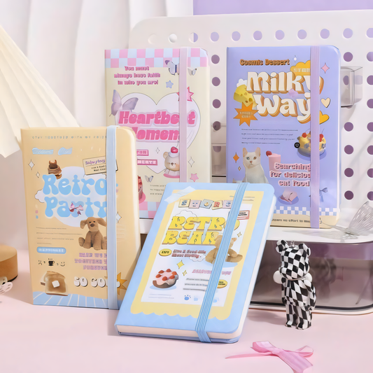 Aesthetic Kawaii Hardcover Notebook Diary