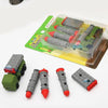 Non-toxic military style eraser set for kids return gifts