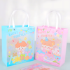 Happy & Lucky PVC gift bags with pastel cartoon birthday prints