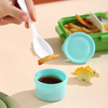 Leak-Proof School Lunch Box 530ml  with Sauce Jar & Partition Divider