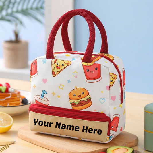 Personalized Fast Food Insulated Lunch Bag