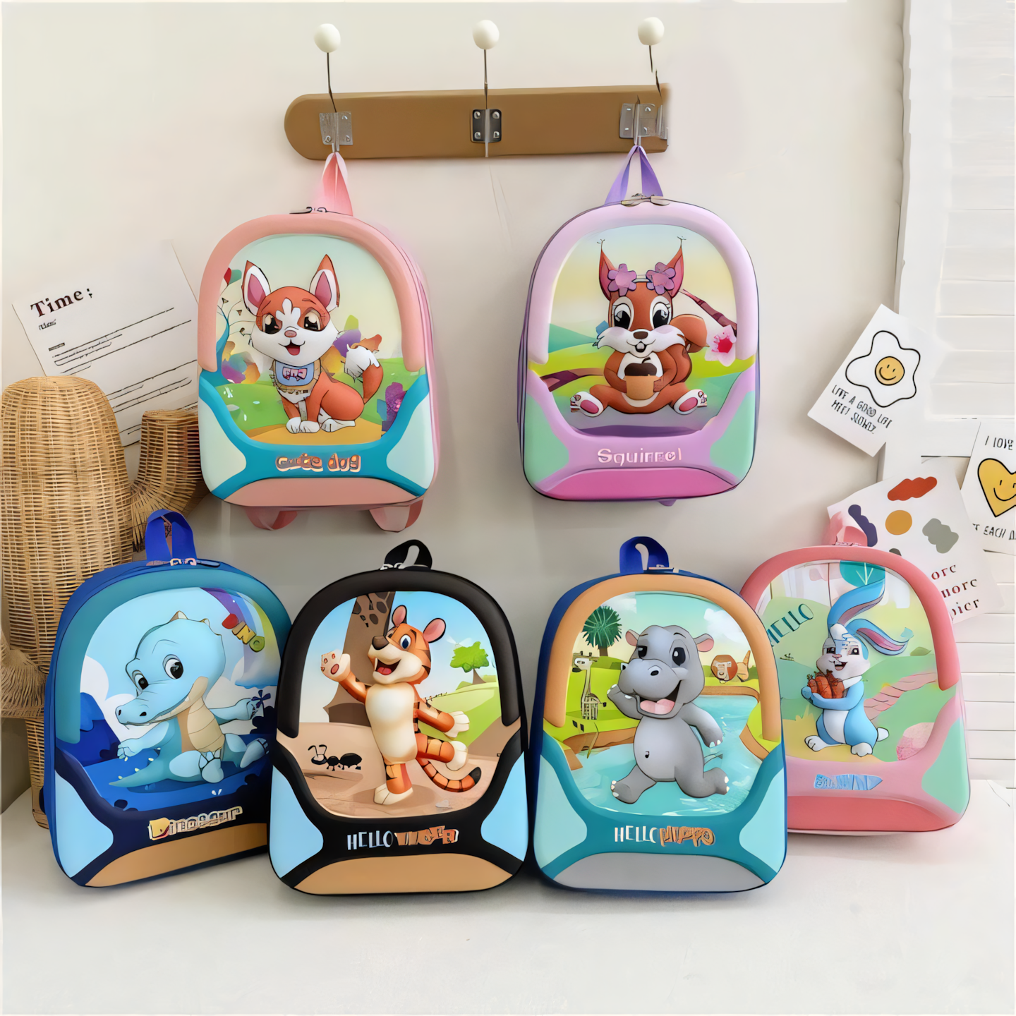 Animal Themed 3D Shell Backpack – Giftoo