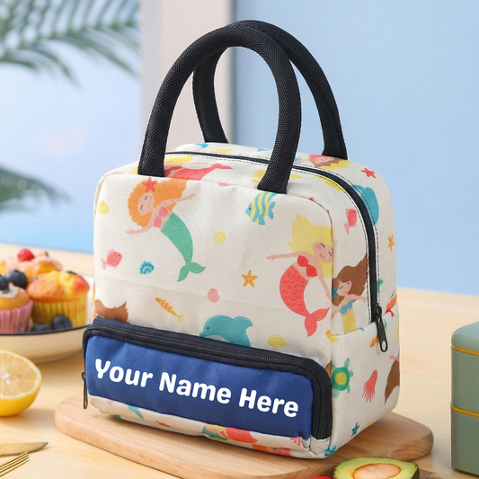 Personalized Mermaid Insulated Lunch Bag