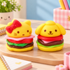 Cartoon Character Burger Squishy Toy | Soft Individual Layer Decompression Toy