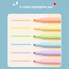 HiMiC Brightworks 6-in-1 Pastel Highlighter Set