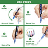 Double-Headed Metallic Outline Pen Marker Set of 12