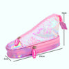 Sparkle Shoe PVC Pencil Pouch – Stylish & Spacious Organizer