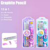 13 in 1 Mermaid Pencil Set