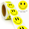 Happy Face Smiley 500 Sticker Roll | Fun & Colorful