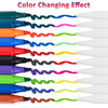 12 Color Magic Colour Changing Sketch Pen Set - Fine Tip, Smooth Flow