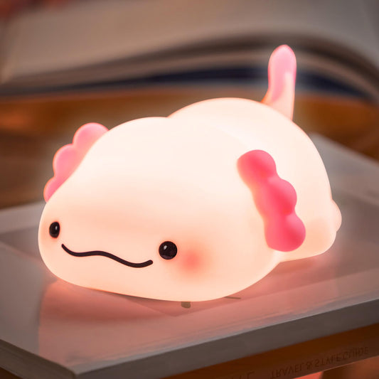 Baby Axolotl Silicone Night Lamp