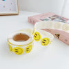 Happy Face Smiley 500 Sticker Roll | Fun & Colorful